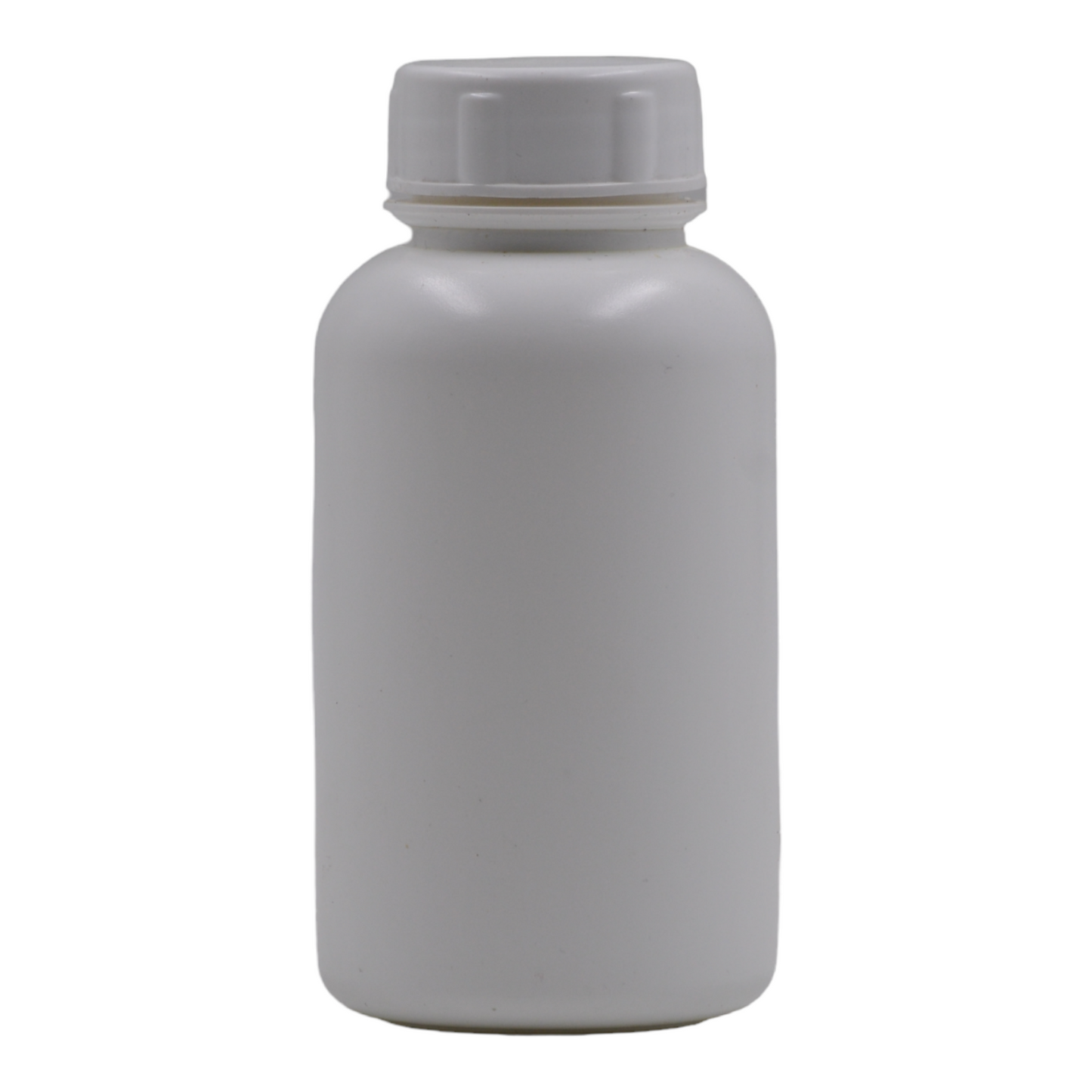 250ml HDPE white capsule packaging jar(38mm)-White lid