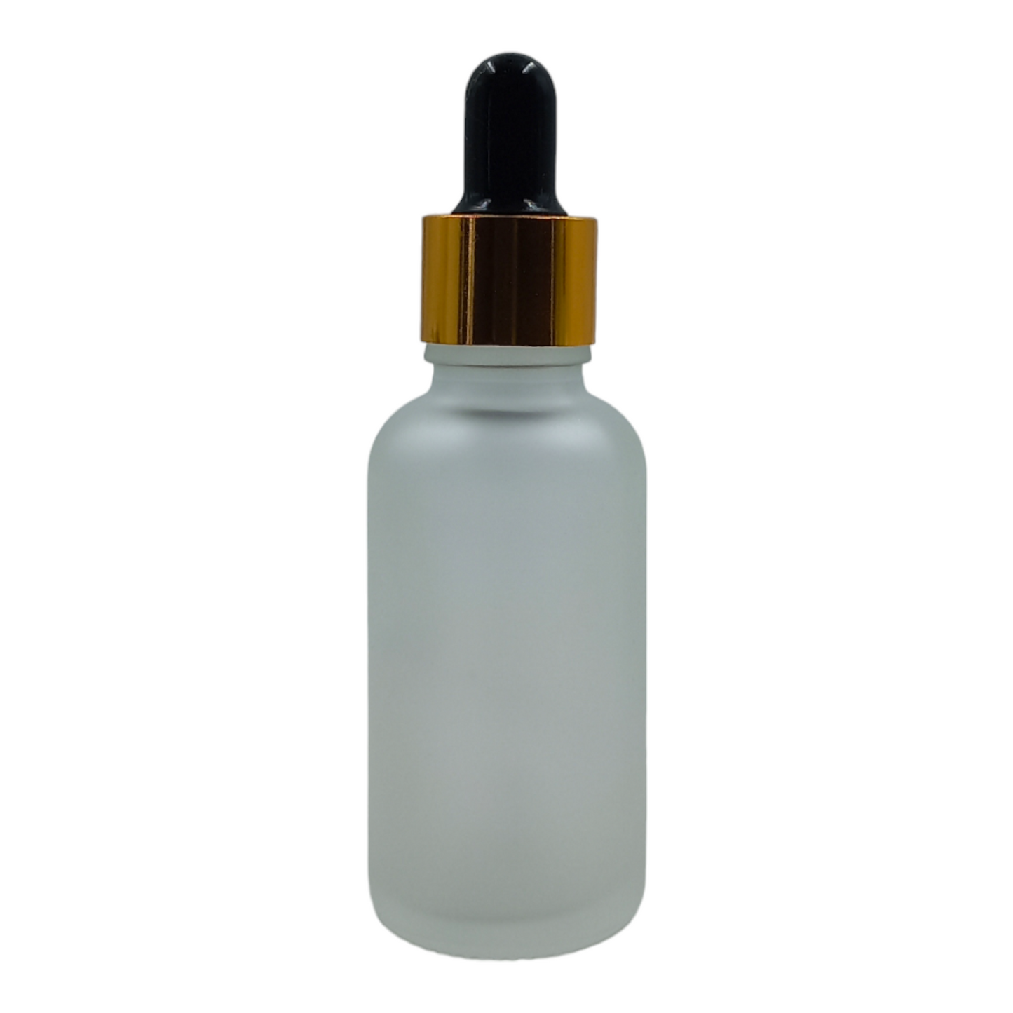 30ml By 24 Glass Frosted Packaging Bottle-Black & Gold Dropper Pipette