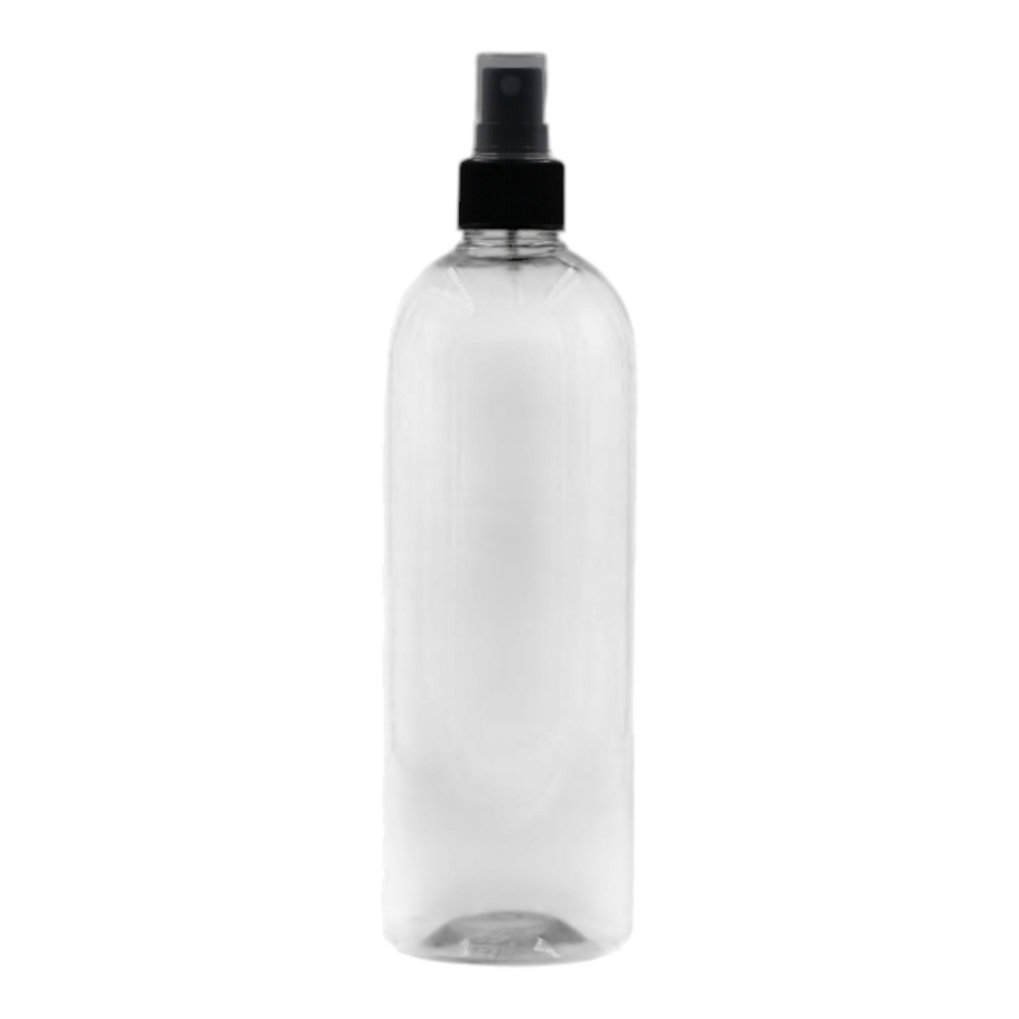 500ml Clear Tall Packaging Bottle/Black Mist Spray