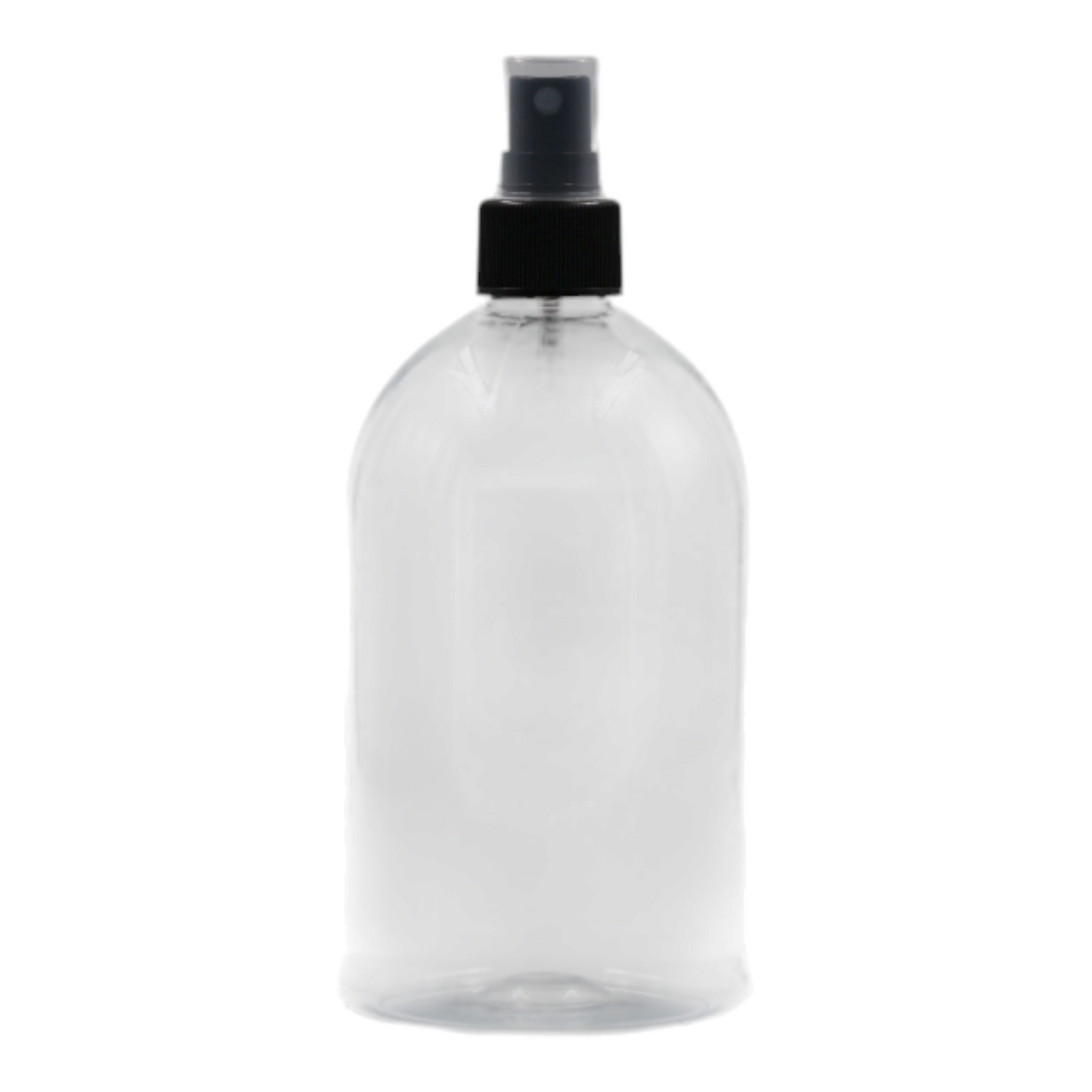 500ml Clear Squad Packaging Bottle/Black Mist Spray