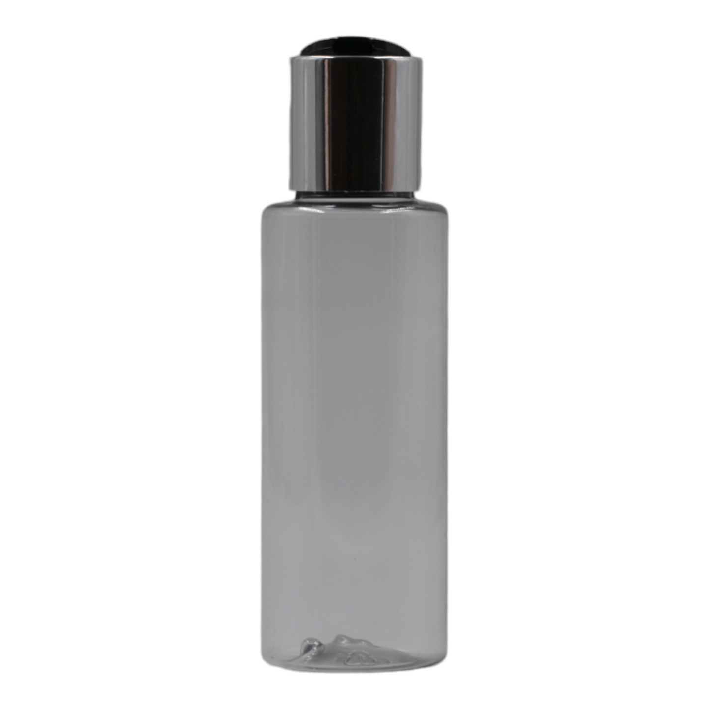 100ml Clear Packaging Bottle/Black & Chrome Disc Top