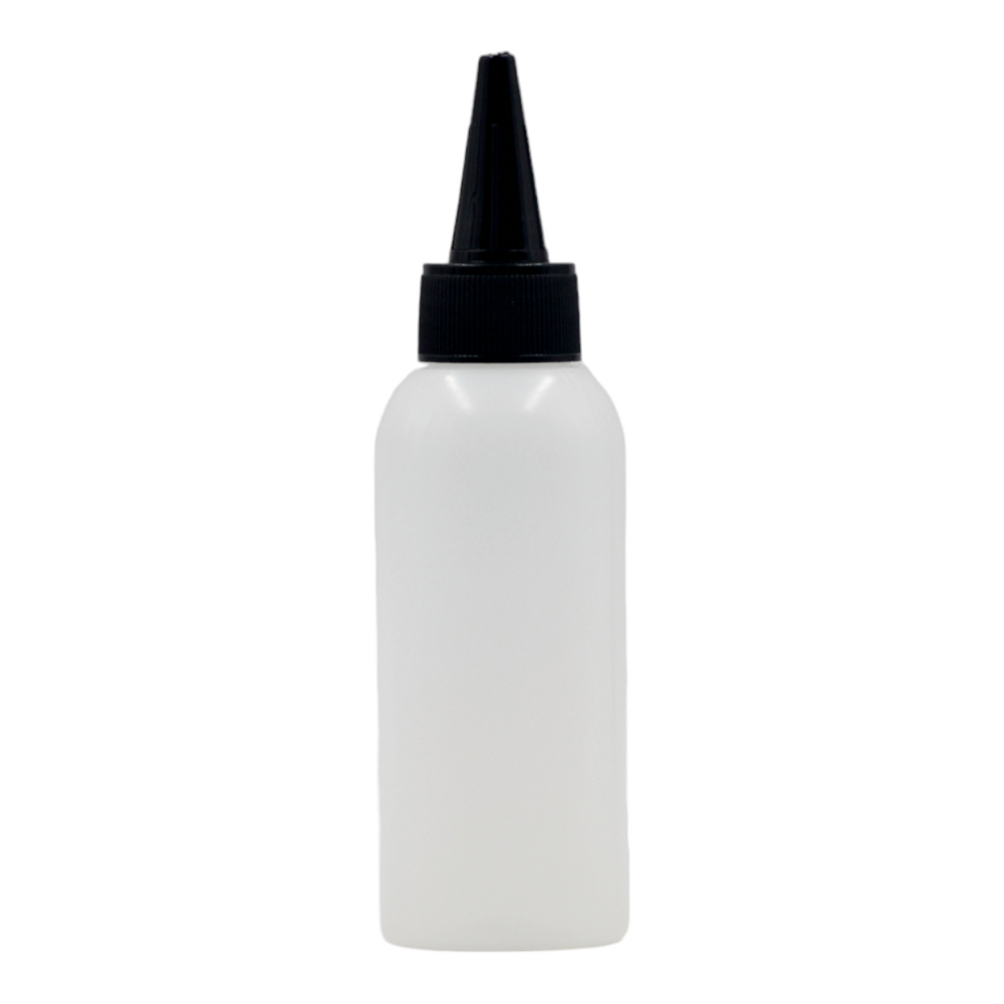 100ml Frosted Natural bottle/Black Kas Spout