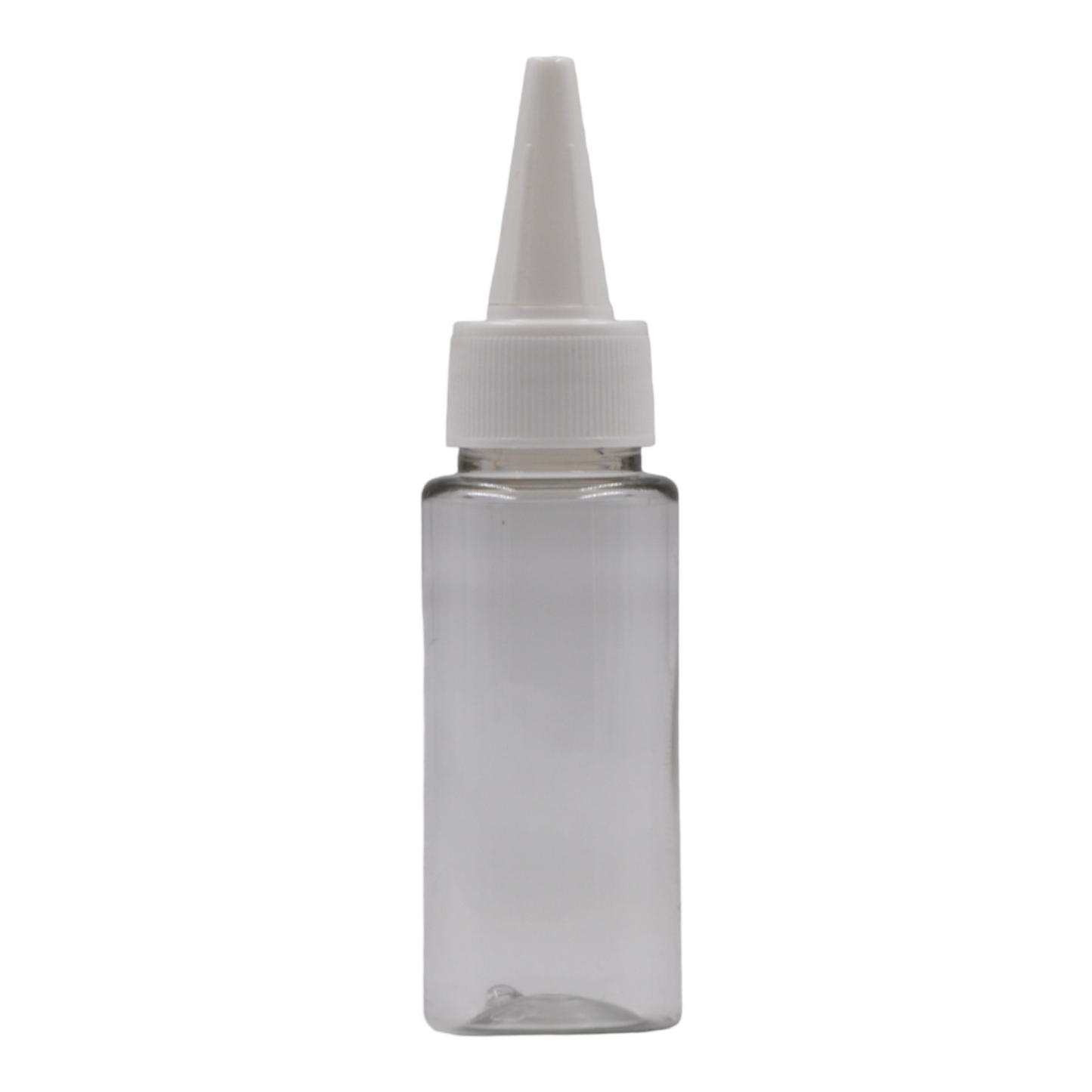 50ml Clear Plastic Packaging Bottle-White Kas Spout