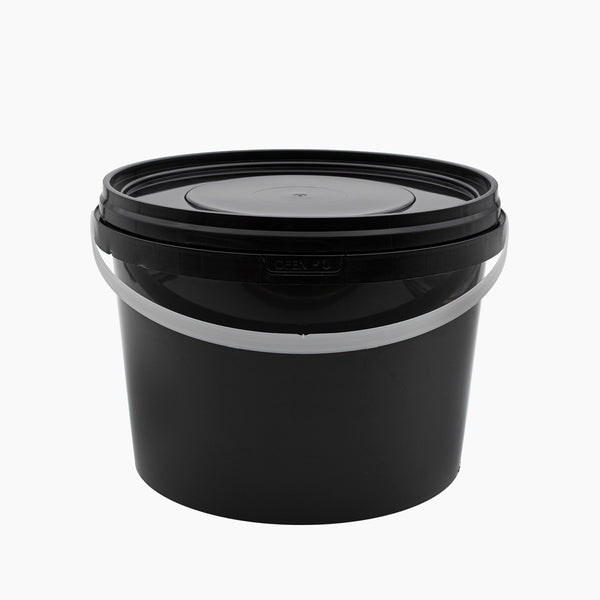 5lt Black bucket/Black lid