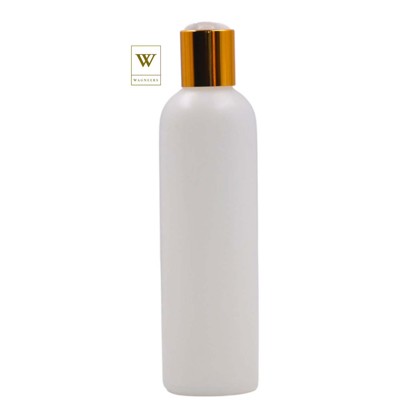 Natural Packaging Bottle/White & Gold Disc Top[100pc]