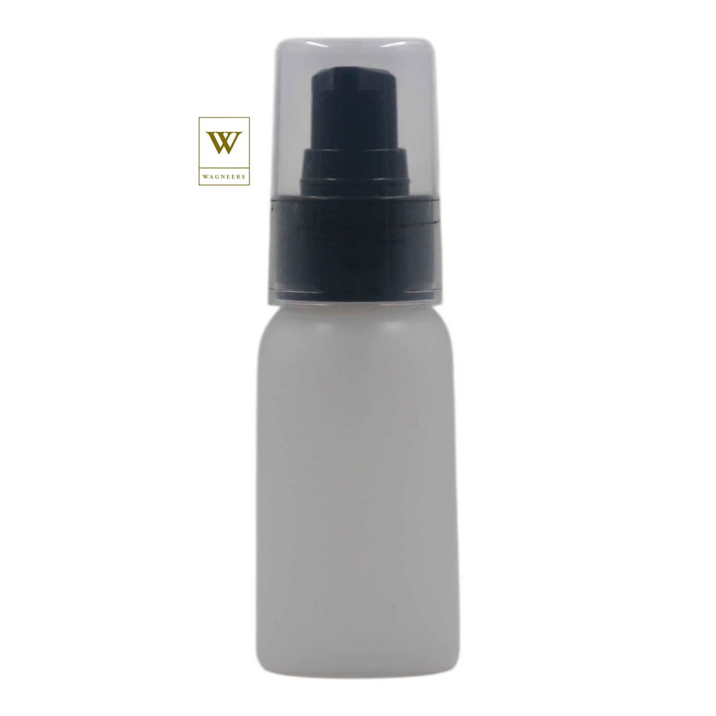 Natural Plastic Packaging Bottle/Black Serum Pump[100pc]