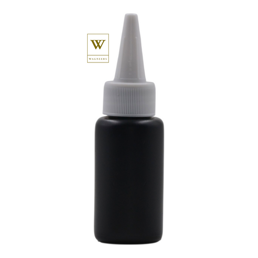 Black Packaging Bottle/White Kas Spout[100pc]