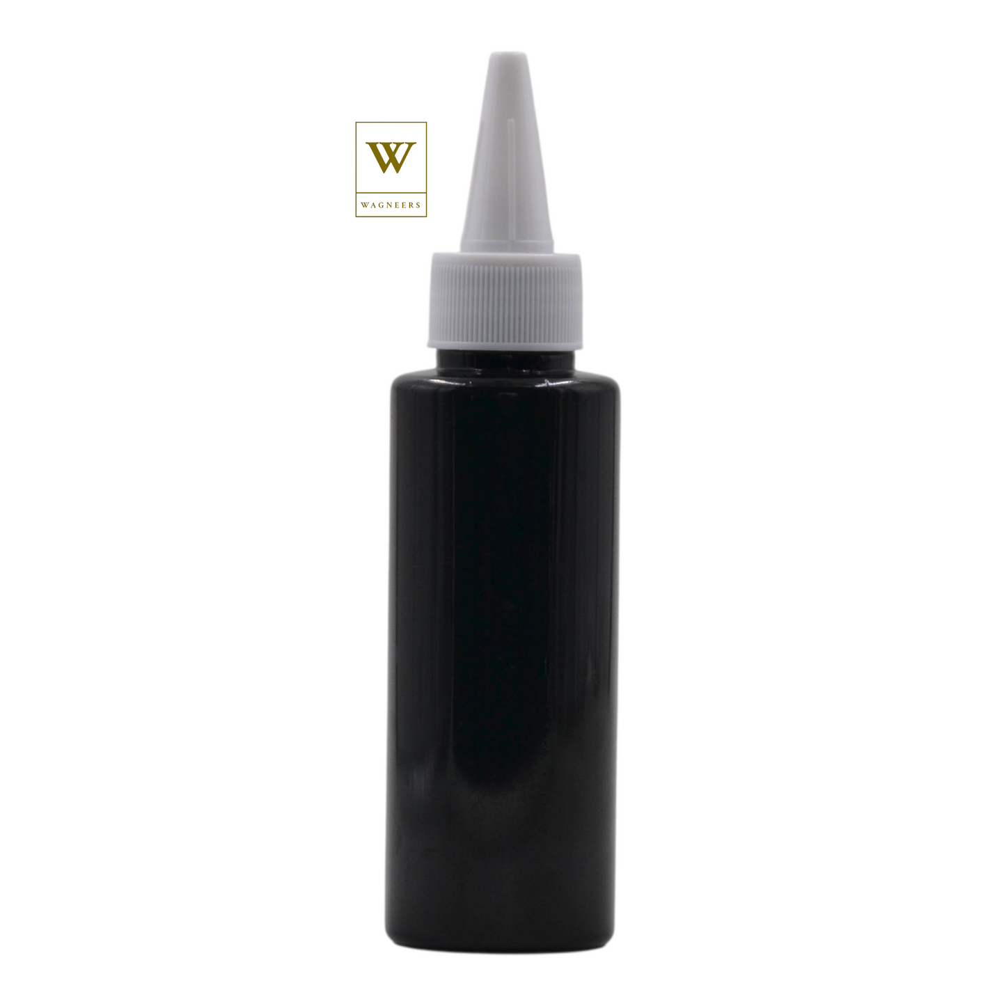 Black Packaging Bottle/White Kas Spout[100pc]