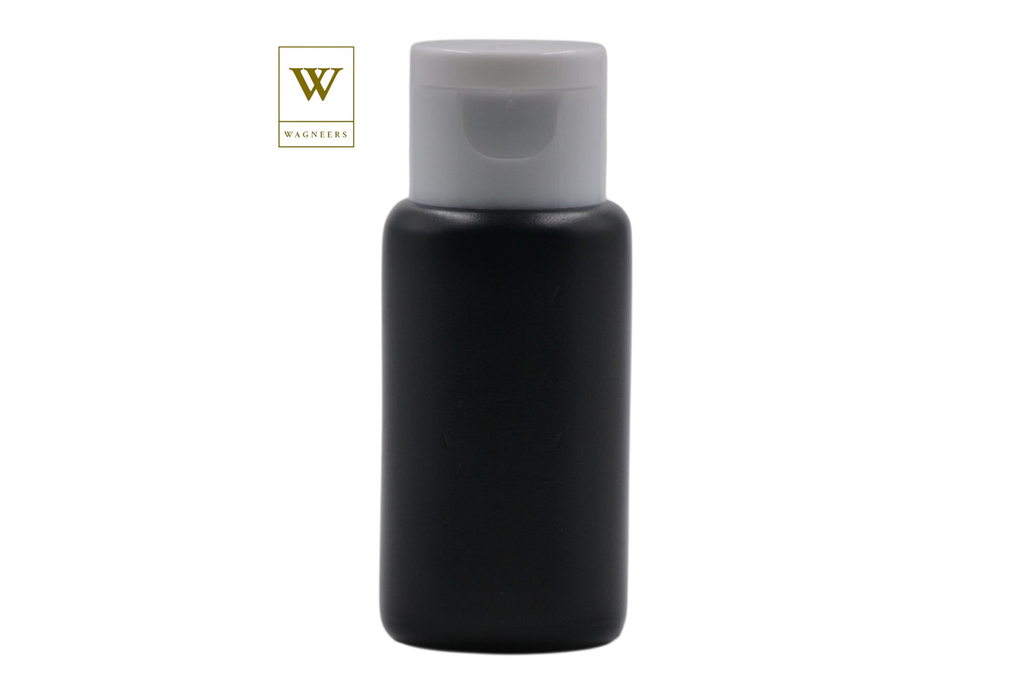 Black Packaging Bottle/White Flip Cap[100pc]