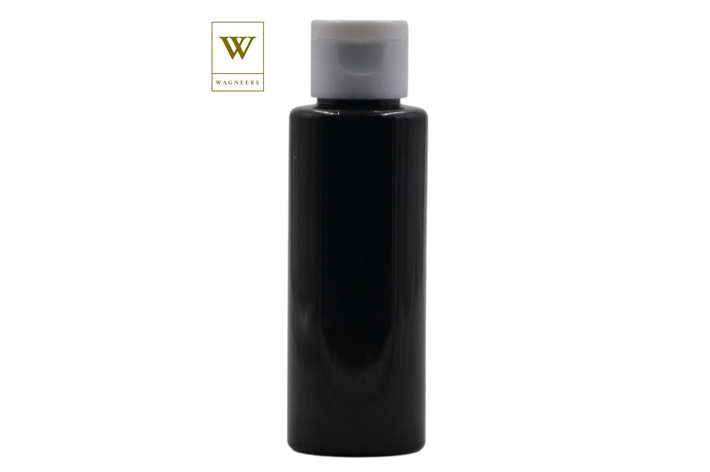 Black Packaging Bottle/White Flip Cap[100pc]