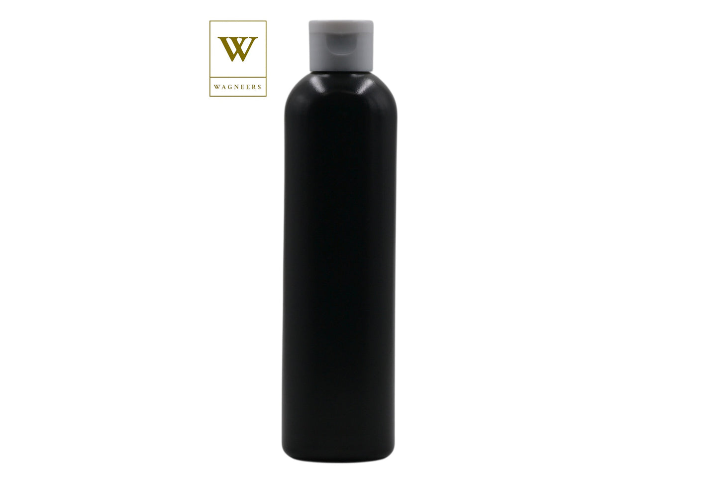 Black Packaging Bottle/White Flip Cap[100pc]