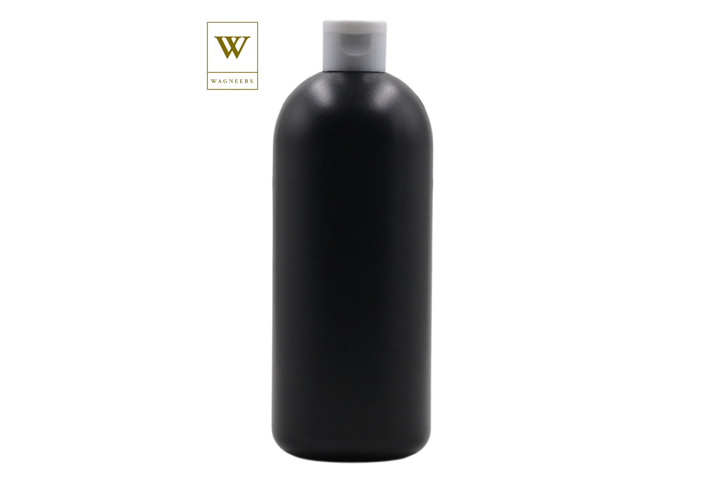 Black Packaging Bottle/White Flip Cap[100pc]