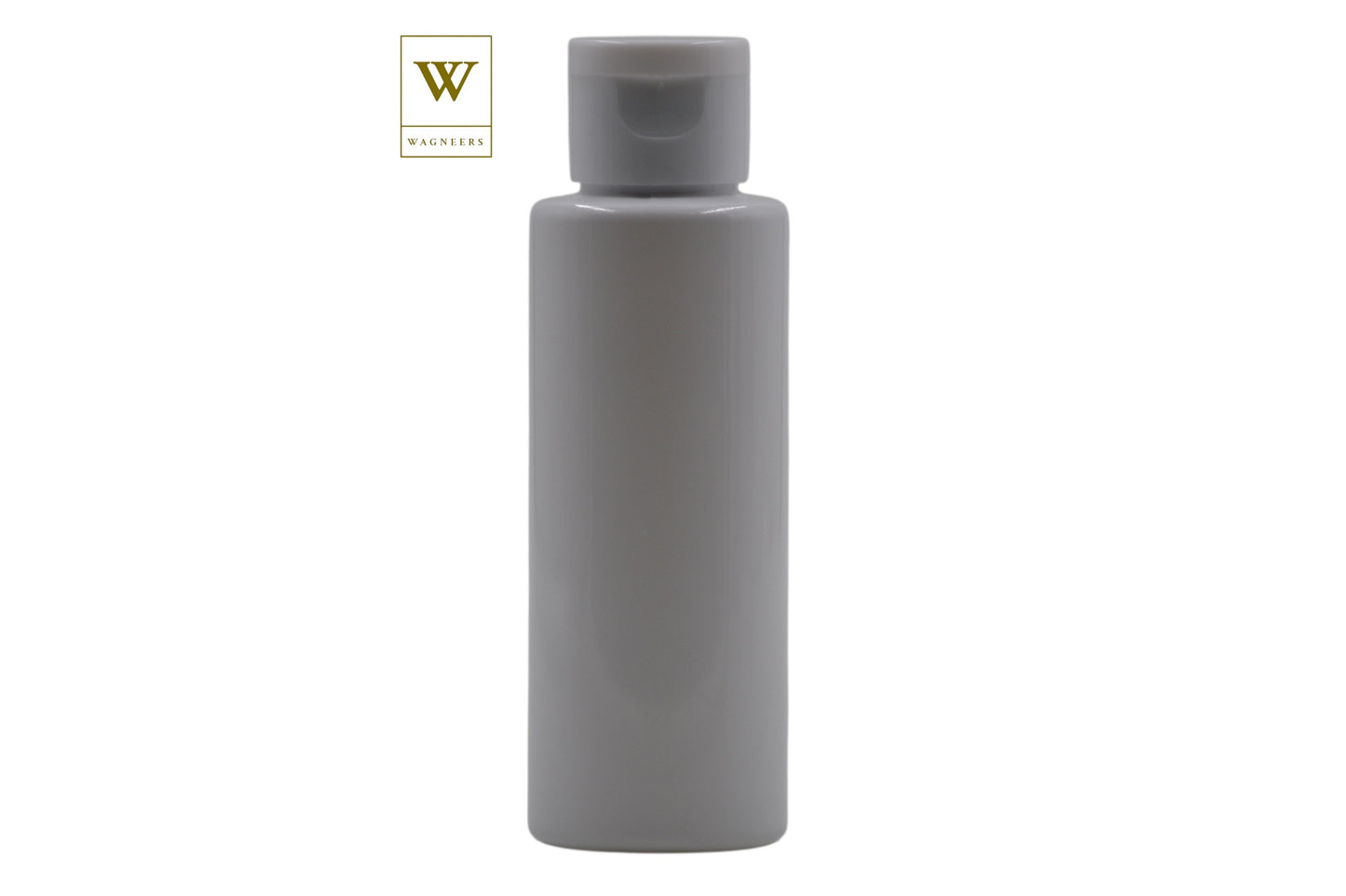 White Packaging Bottle/White Flip Cap[100pc]