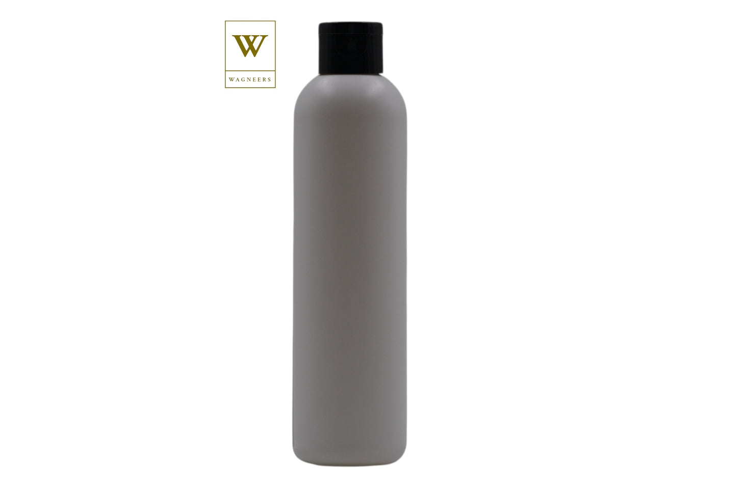 White Packaging Bottle/Black Flip Cap[100pc]