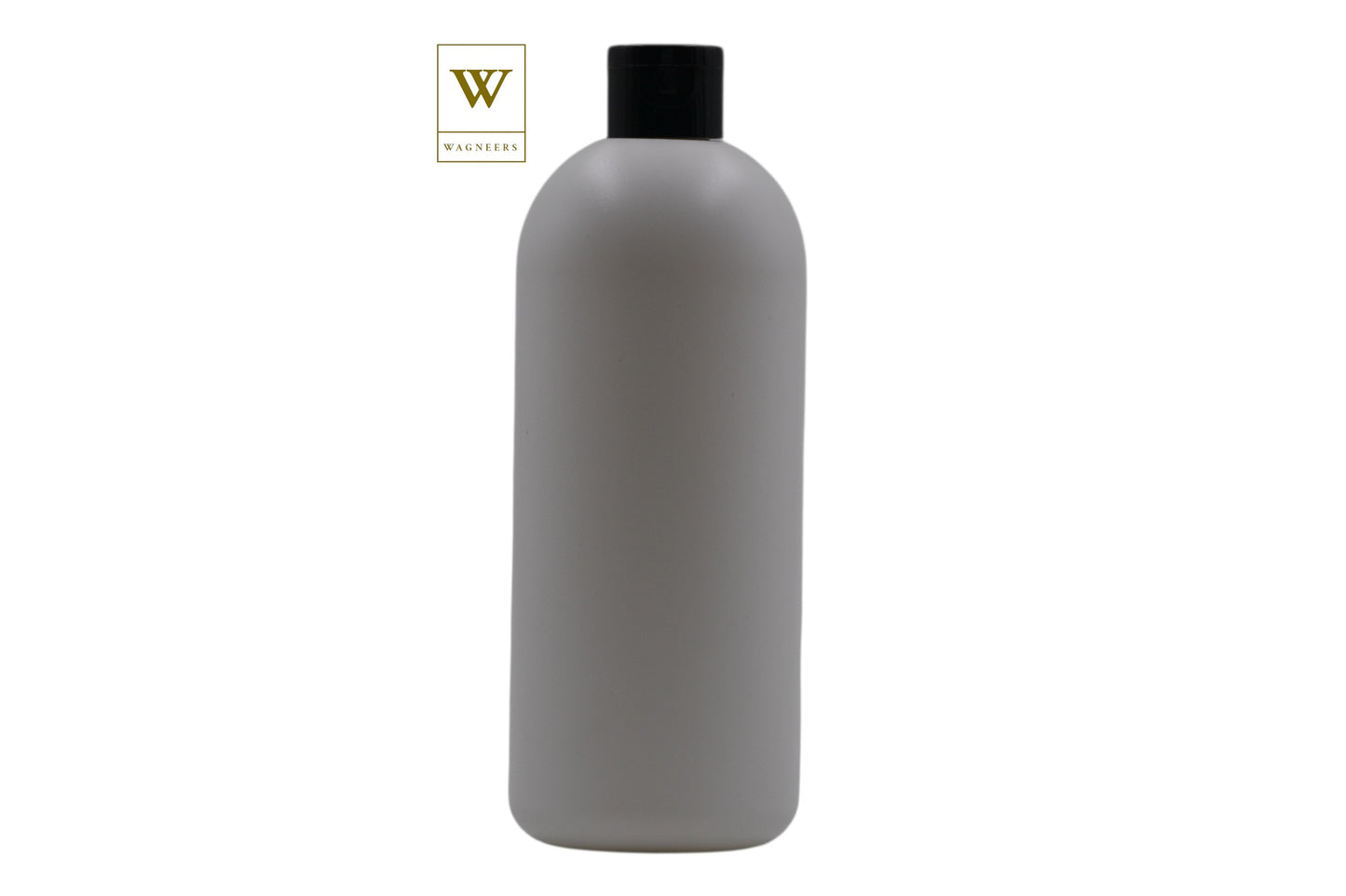 White Packaging Bottle/Black Flip Cap[100pc]