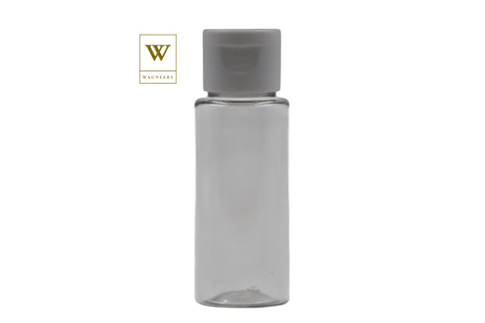Clear Packaging Bottle/White Flip Cap[100pc]