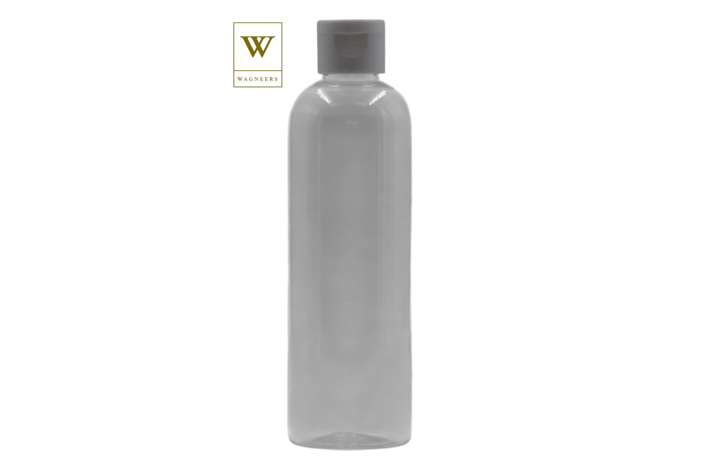 Clear Packaging Bottle/White Flip Cap[100pc]