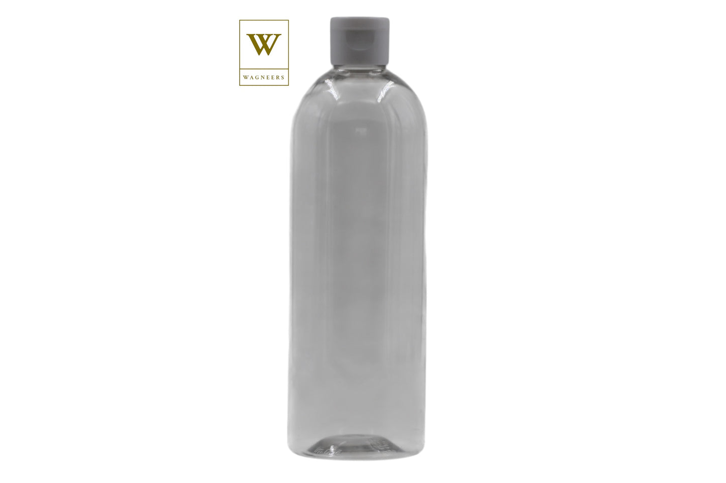 Clear Packaging Bottle/White Flip Cap[100pc]