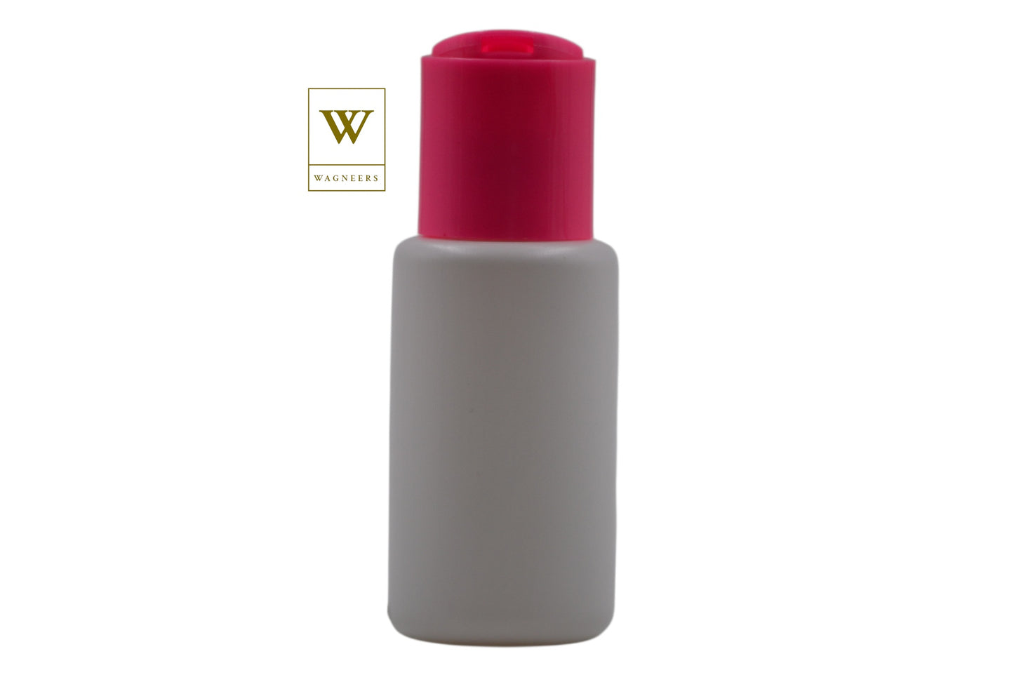 White Packaging Bottle/Pink Disc Top[100pc]