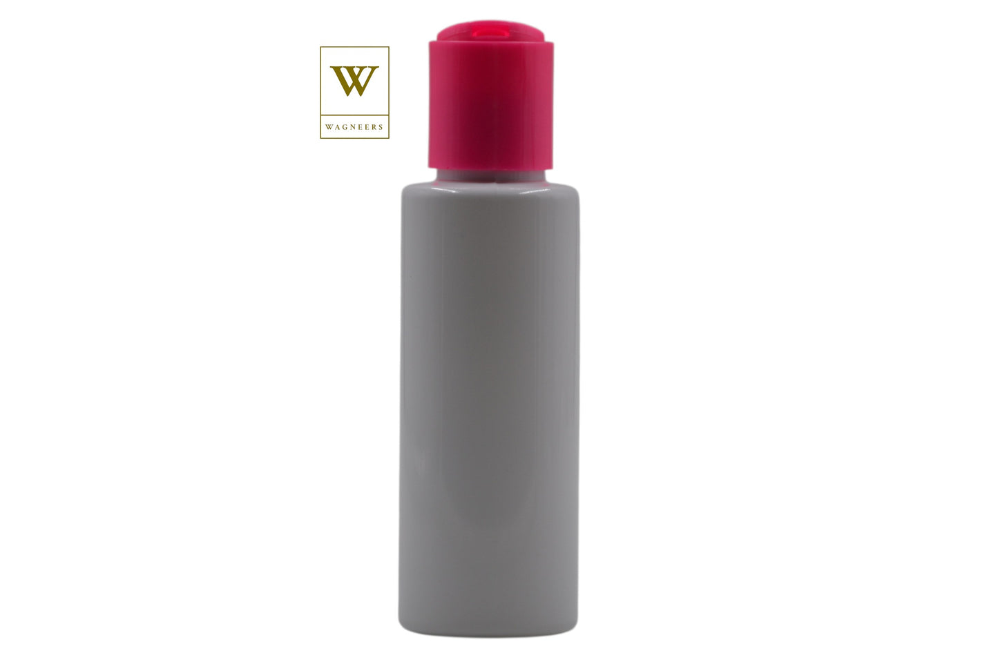 White Packaging Bottle/Pink Disc Top[100pc]