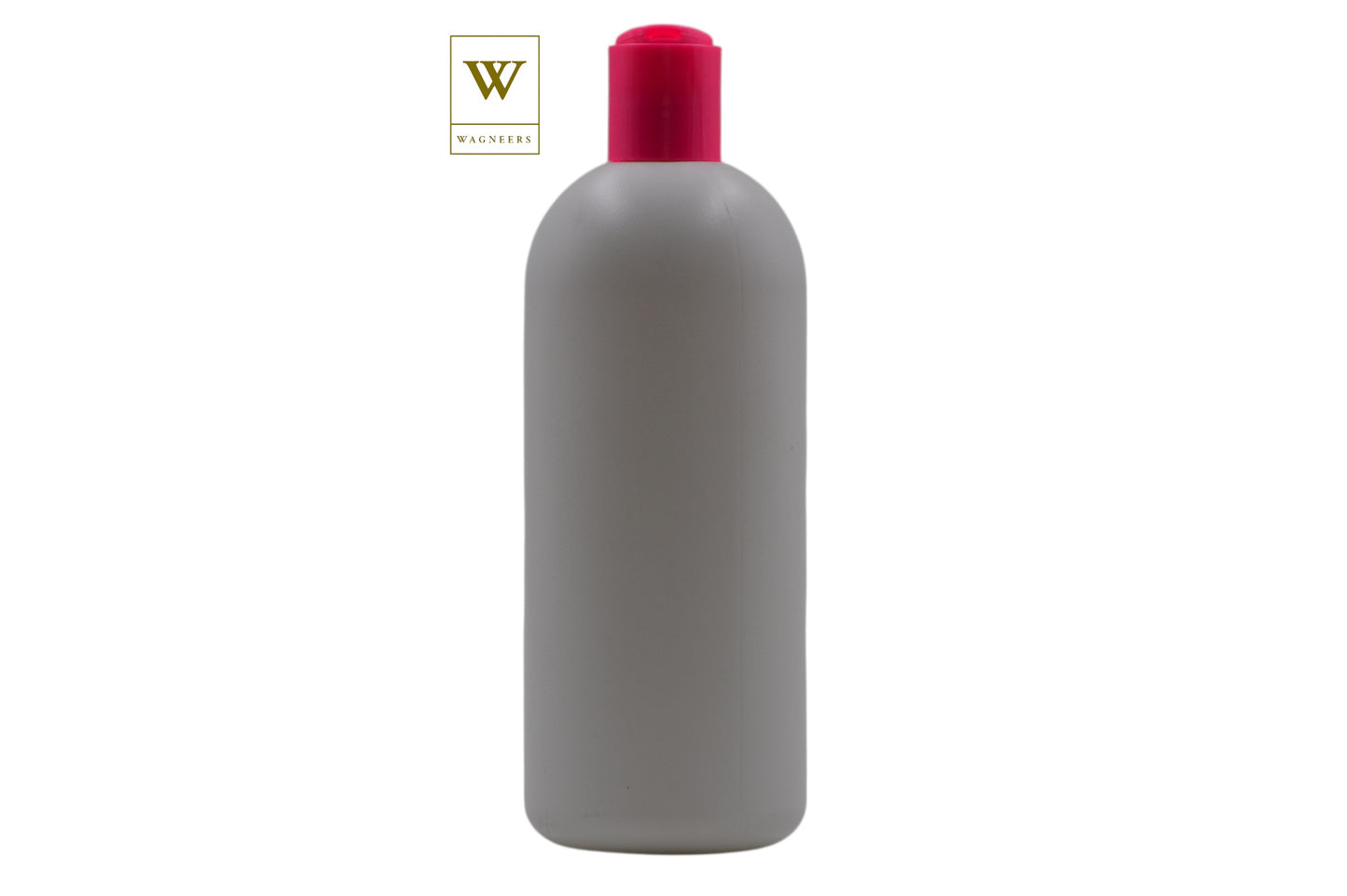 White Packaging Bottle/Pink Disc Top[100pc]