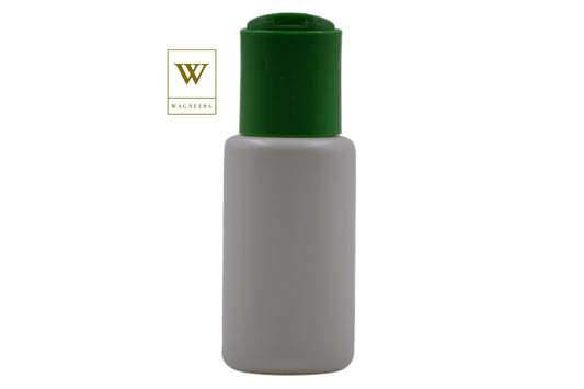White Packaging Bottle/Green Disc Top[100pc]