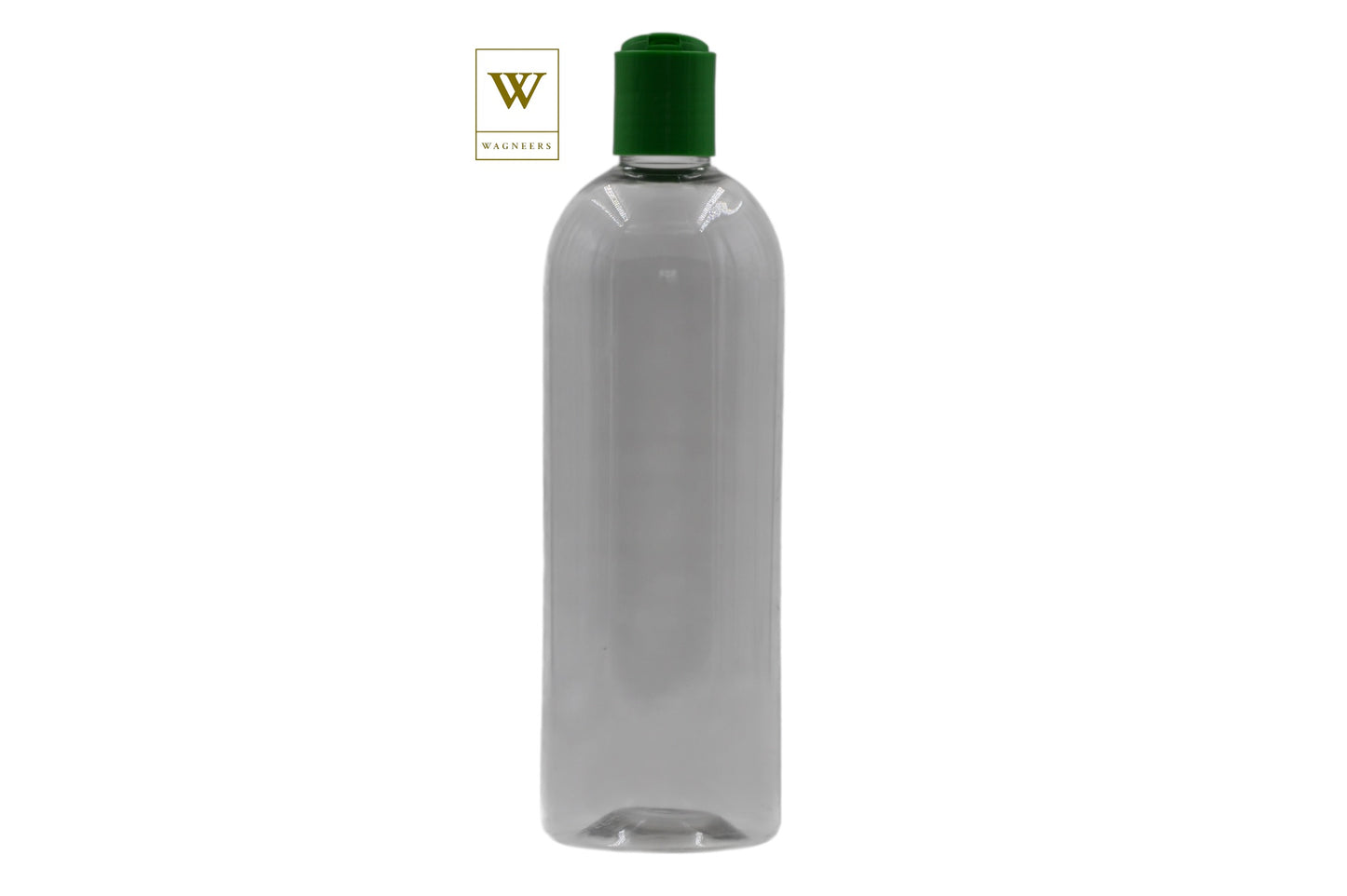 Clear Packaging Bottle /Green Disc Top[100pc]