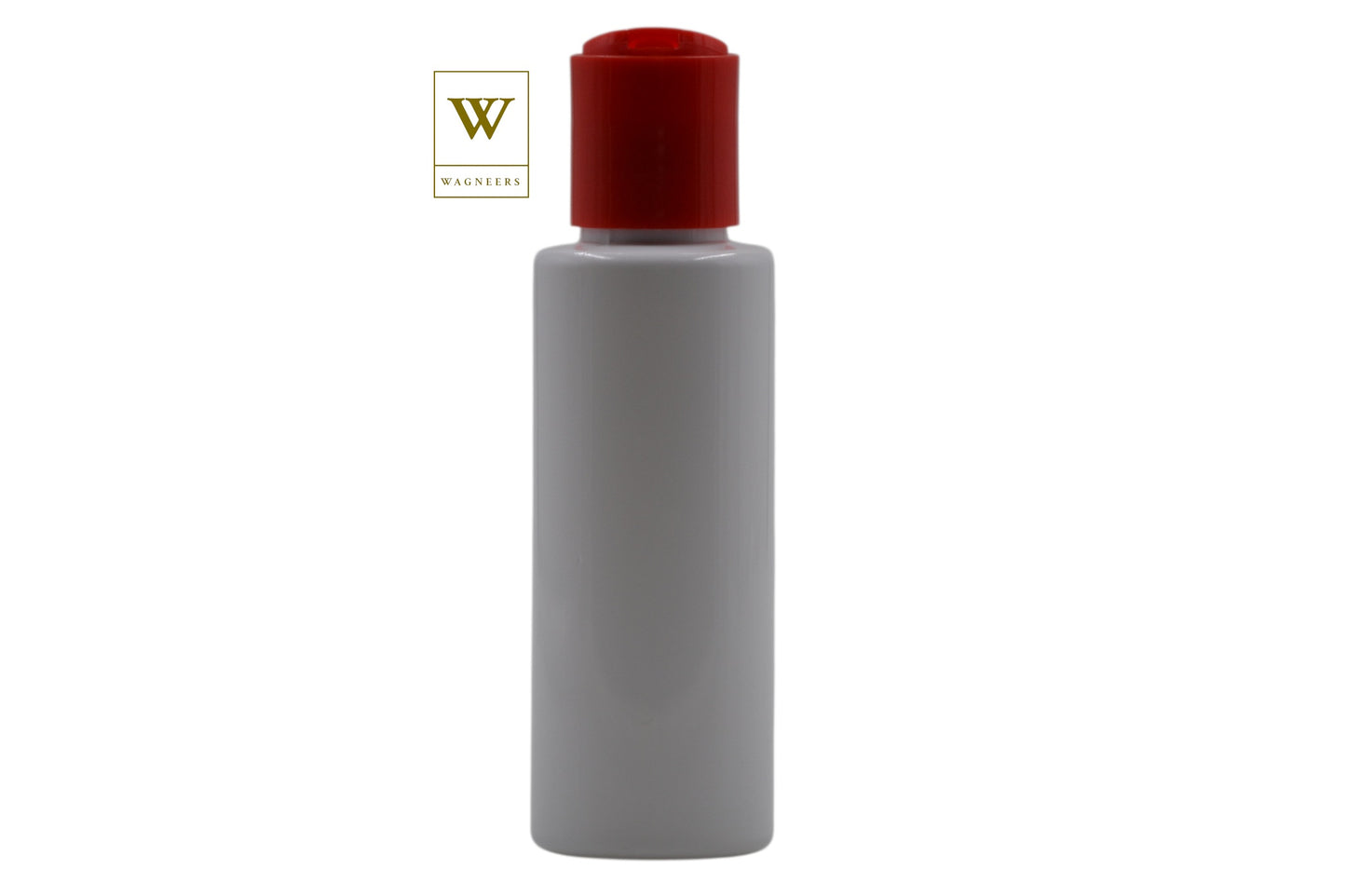 White Packaging Bottle/Red Disc Top[100pc]
