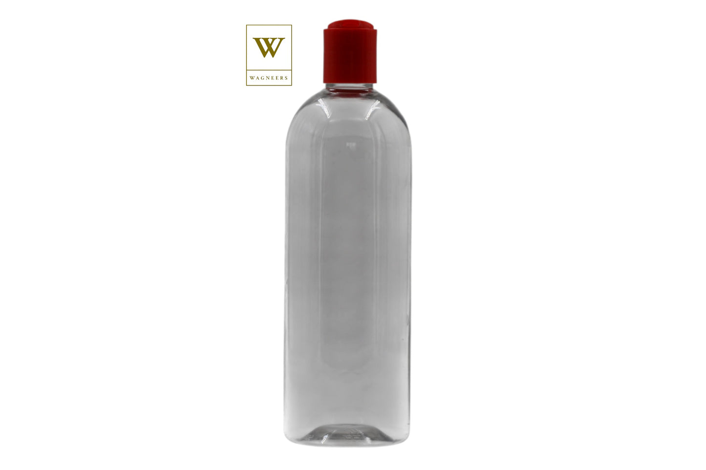 Clear Packaging Bottle /Red Disc Top[100pc]