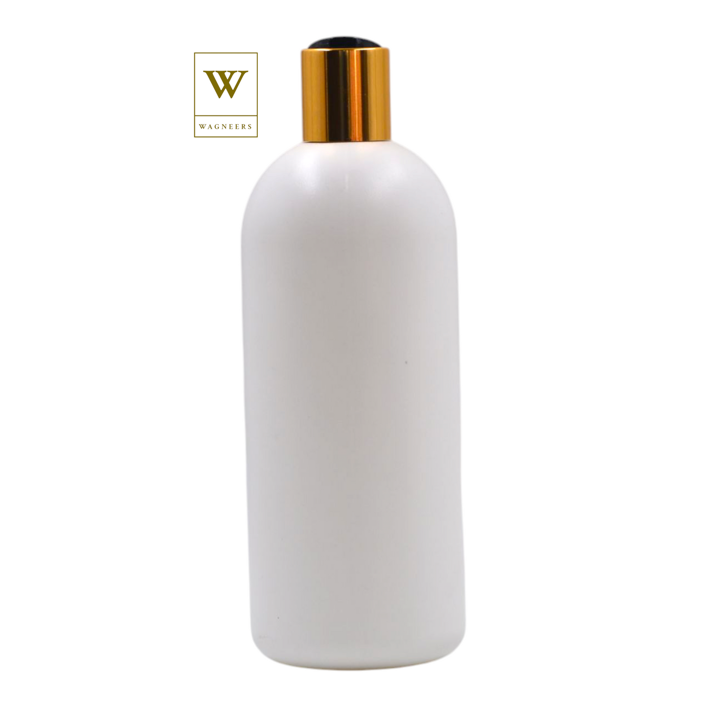 White Packaging Bottle/Black & Gold Disc Top[100pc]