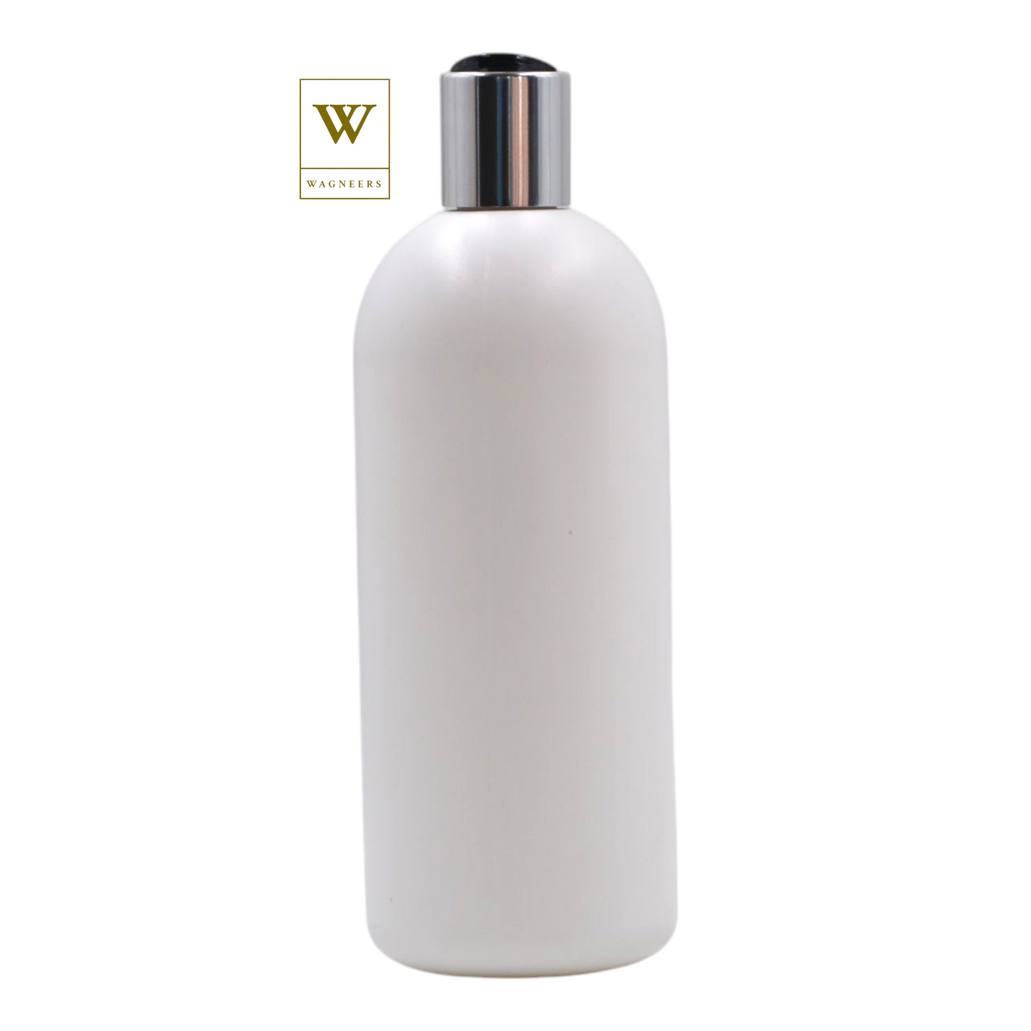 White Packaging Bottle/Black & Chrome Disc Top[100pc]