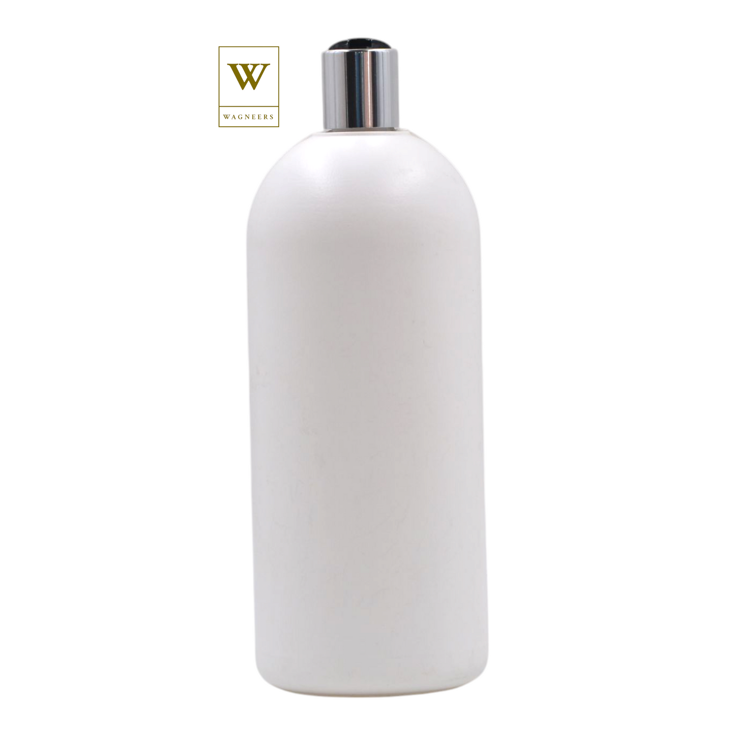 White Packaging Bottle/Black & Chrome Disc Top[100pc]