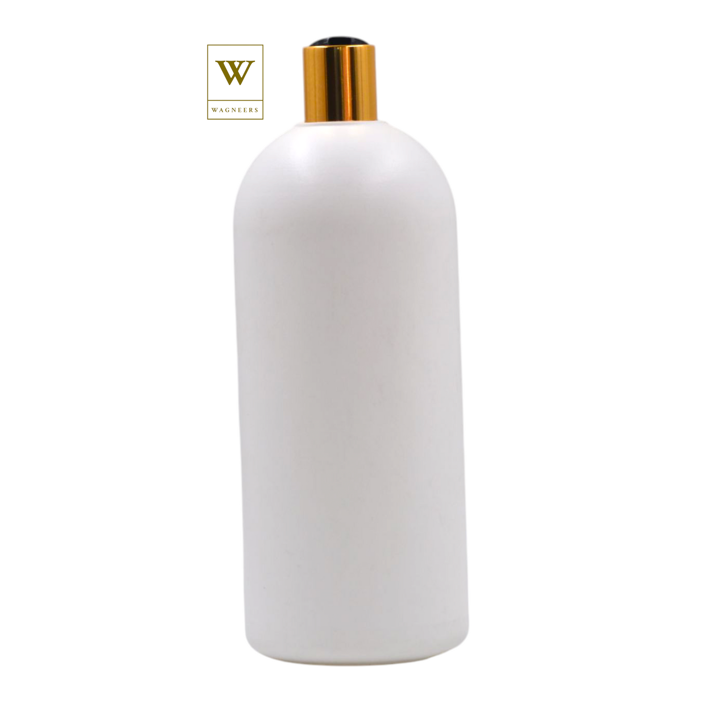 White Packaging Bottle/Black & Gold Disc Top[100pc]