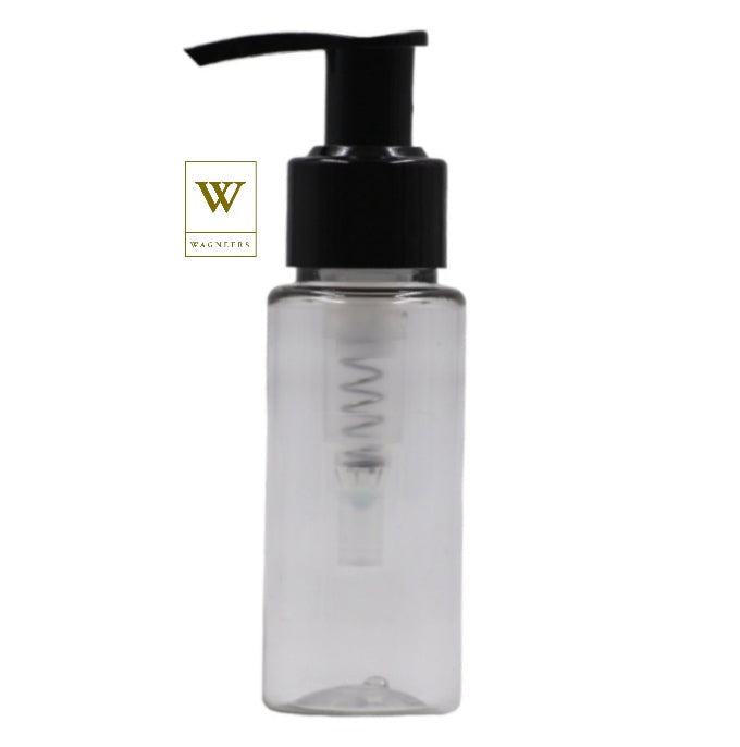 Clear Packaging Bottle/Black Lotion Pump[100pc]