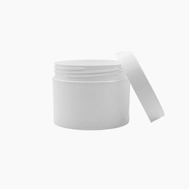 125ml white body cream packaging container/lid