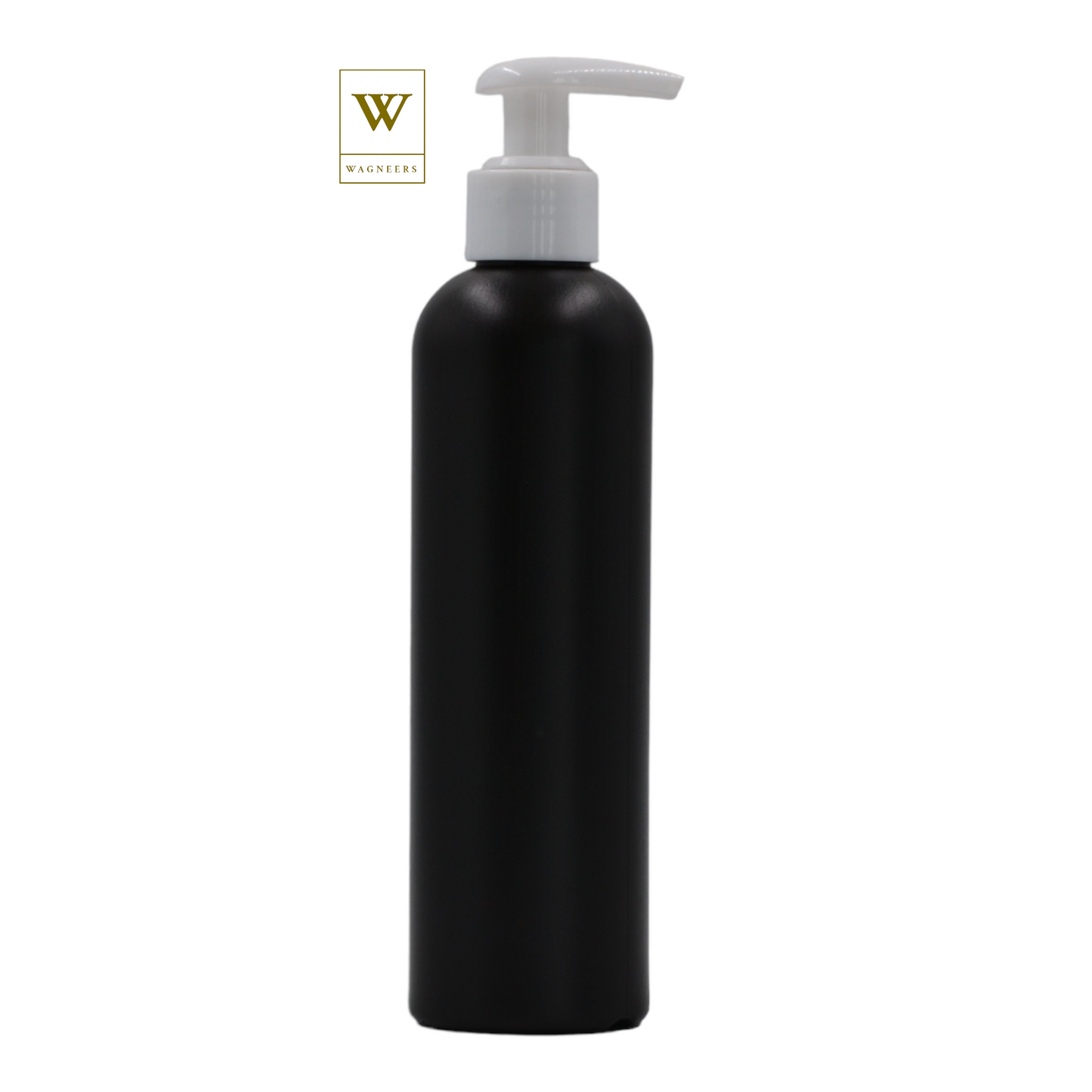 Black Packaging Bottle/White Lotion Pump[100pc]