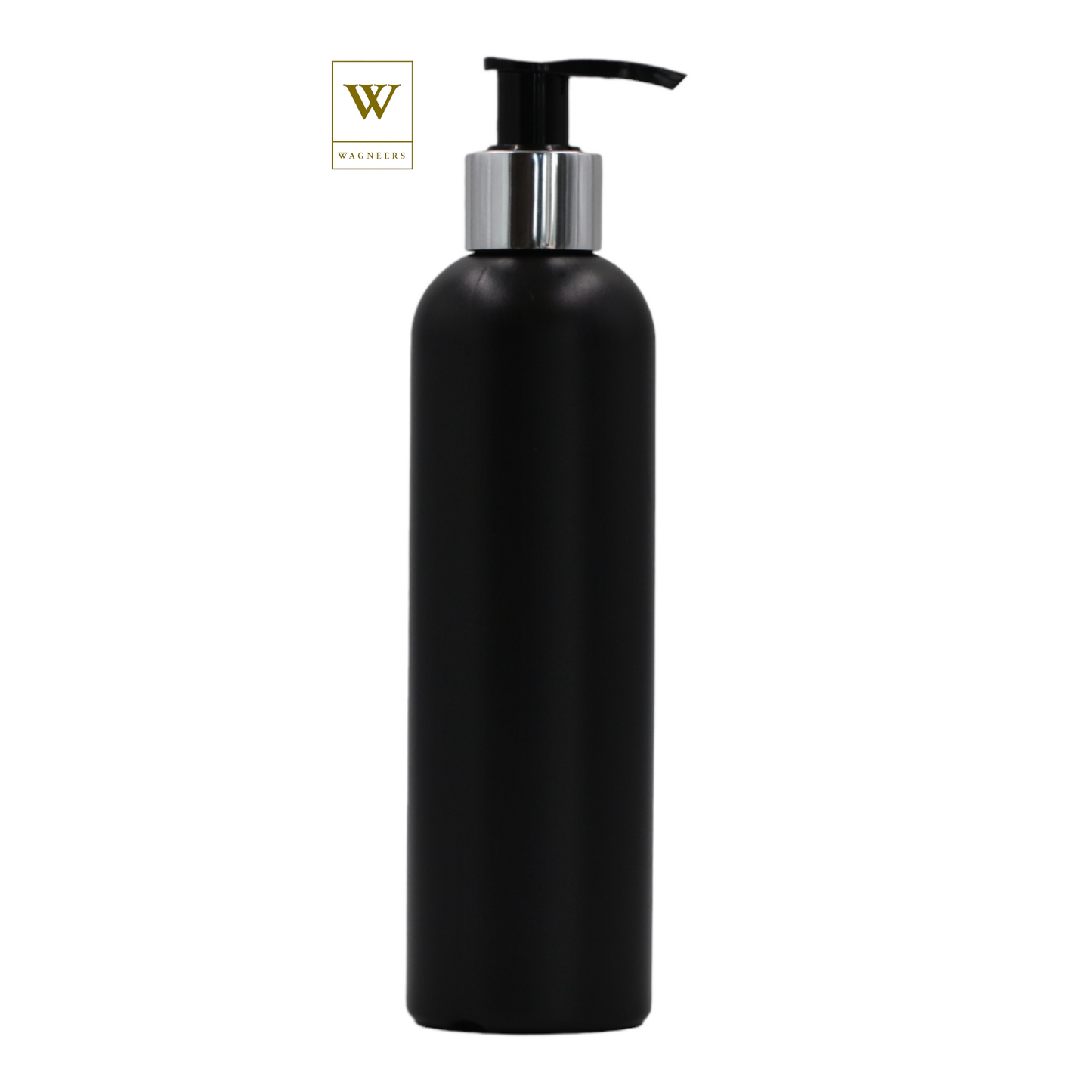 Black Packaging Bottle/Black & Chrome Lotion Pump[100pc]
