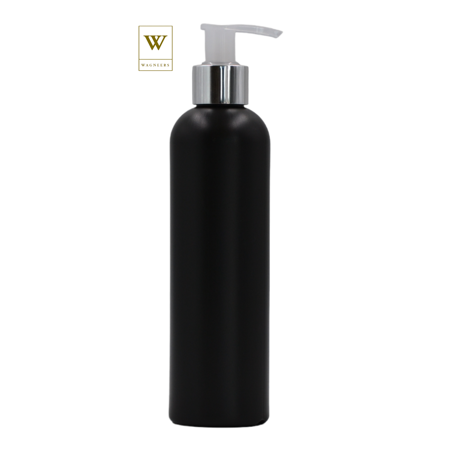 Black Packaging Bottle/Natural & Chrome Lotion Pump[100pc]