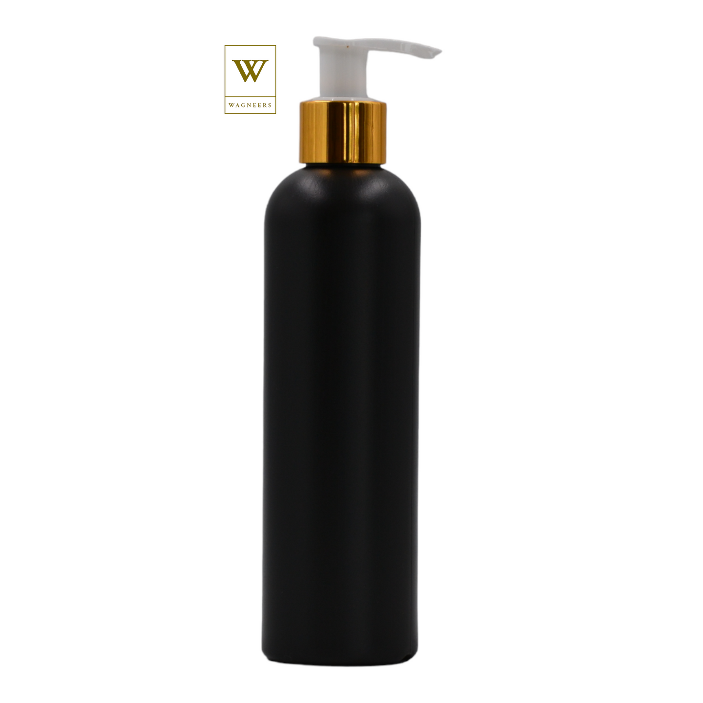 Black Packaging Bottle/White & Gold Lotion Pump[100pc]