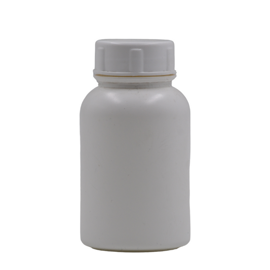 175ml HDPE white capsule packaging jar(38mm)-White lid