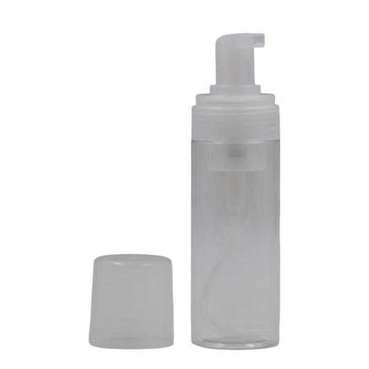 150ml clear foam packaging bottle/natural foam pump