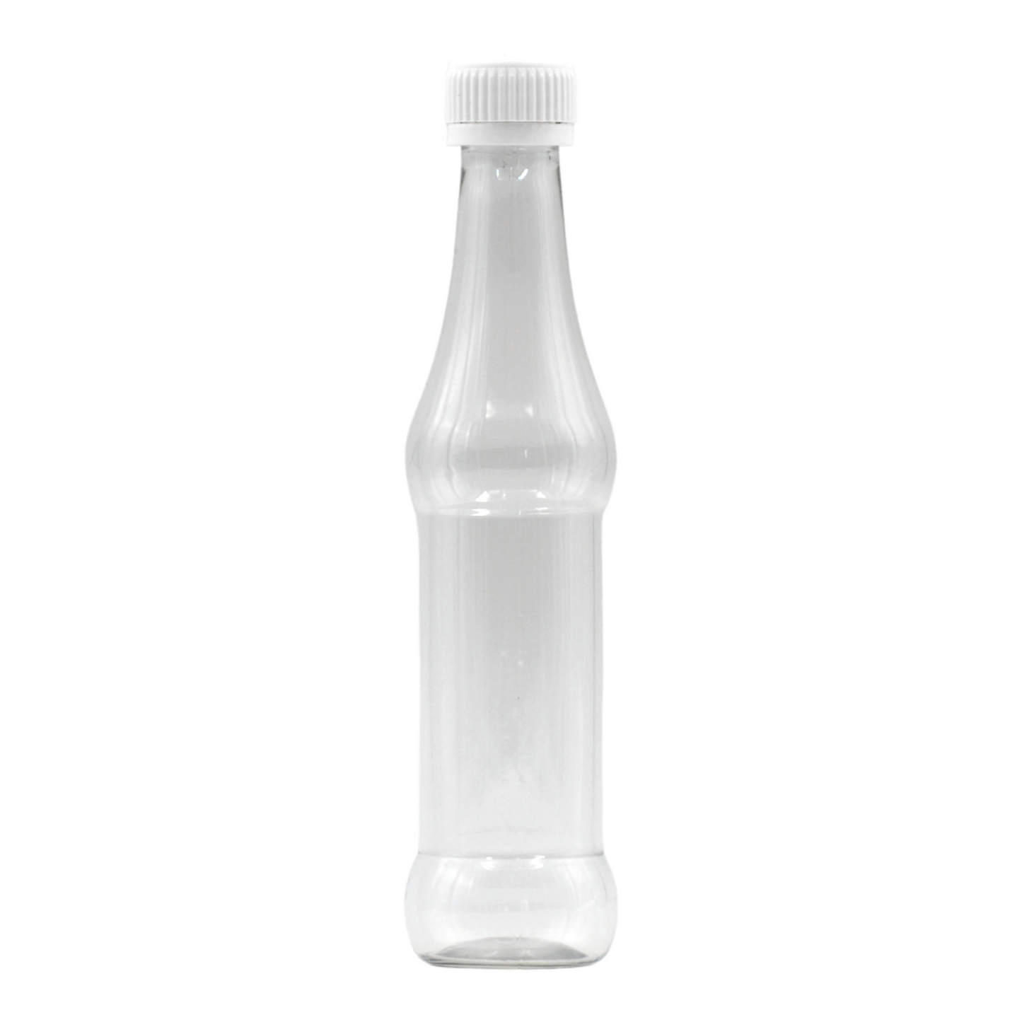 100ml clear Marinate bottle/white screw cap