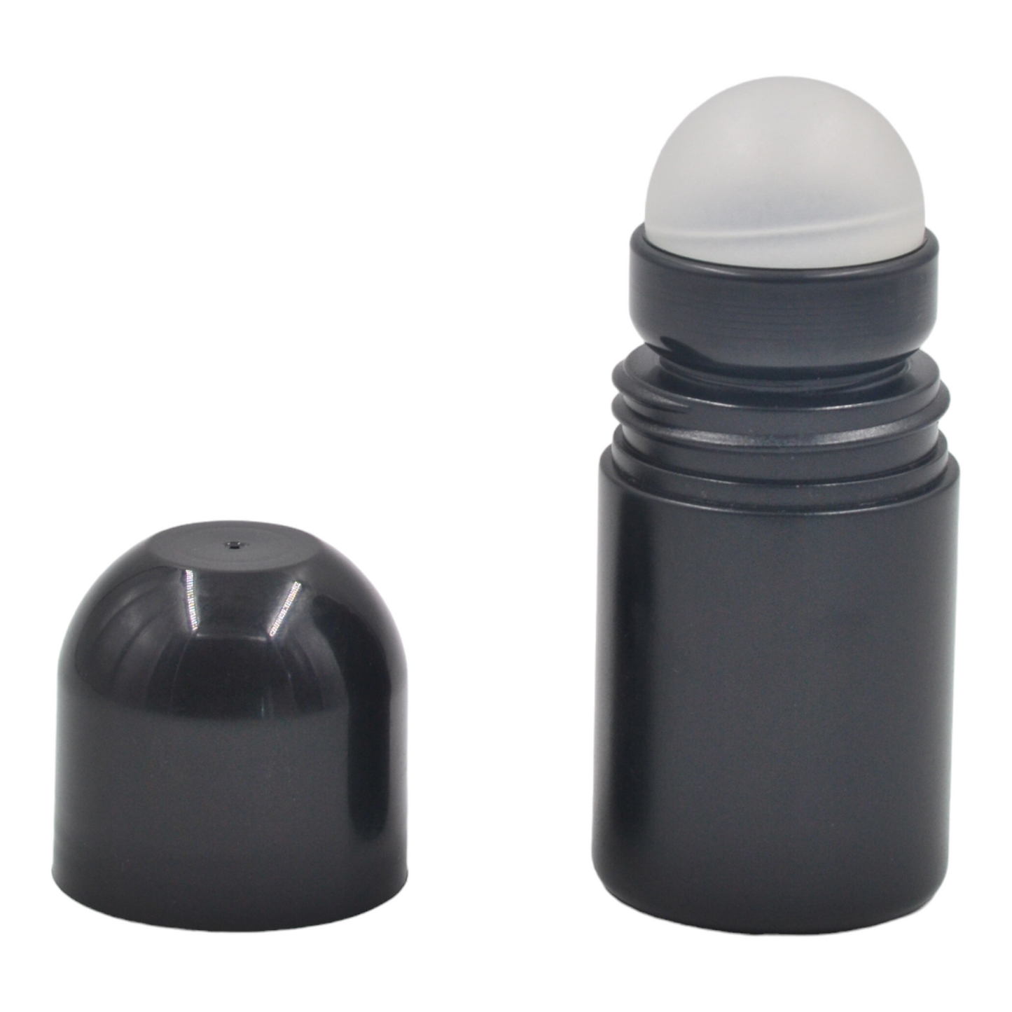 50ml Black Round Roll On packaging Bottle/Black Cap