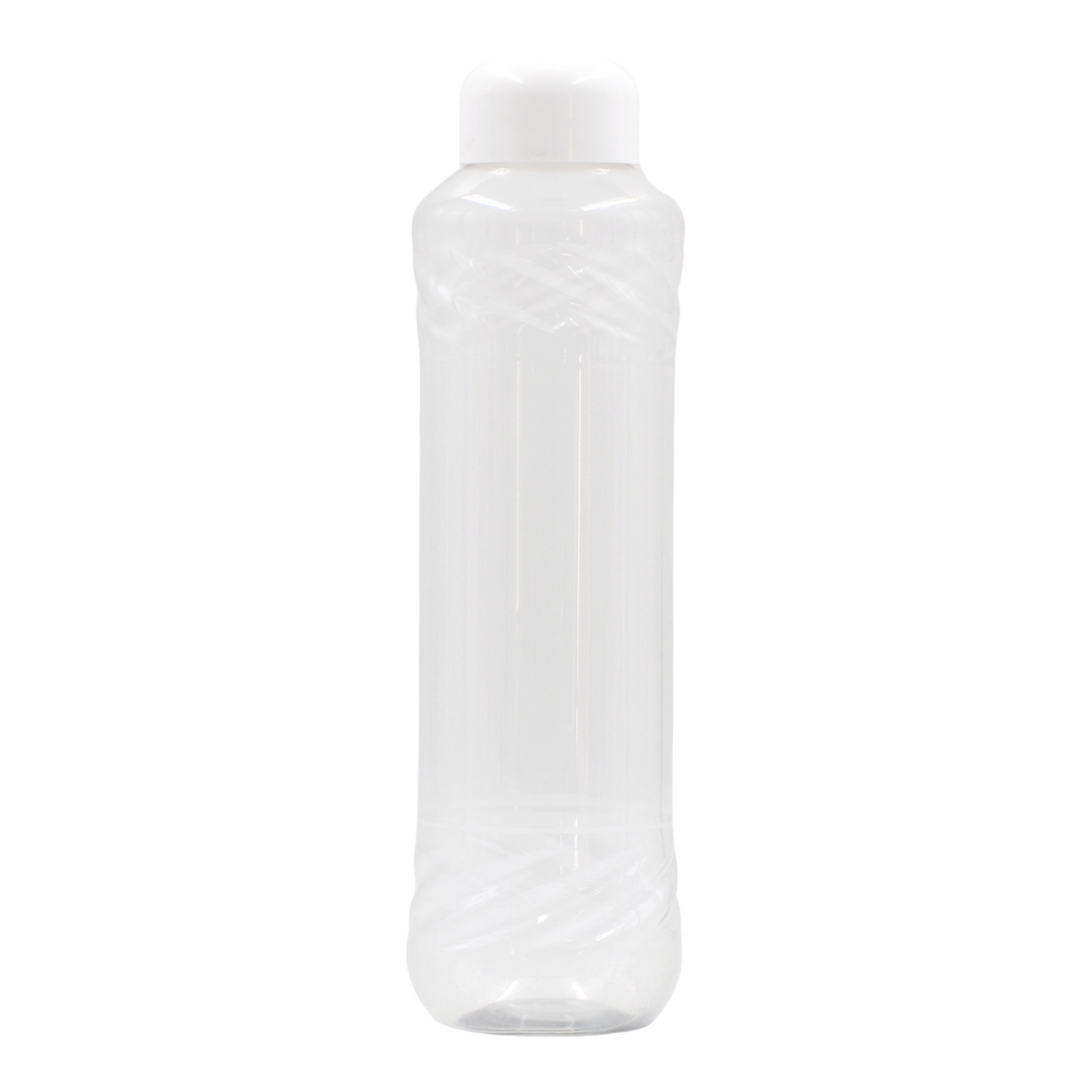 1Lt Clear Fantasy Rose packaging bottle/White Dome Cap