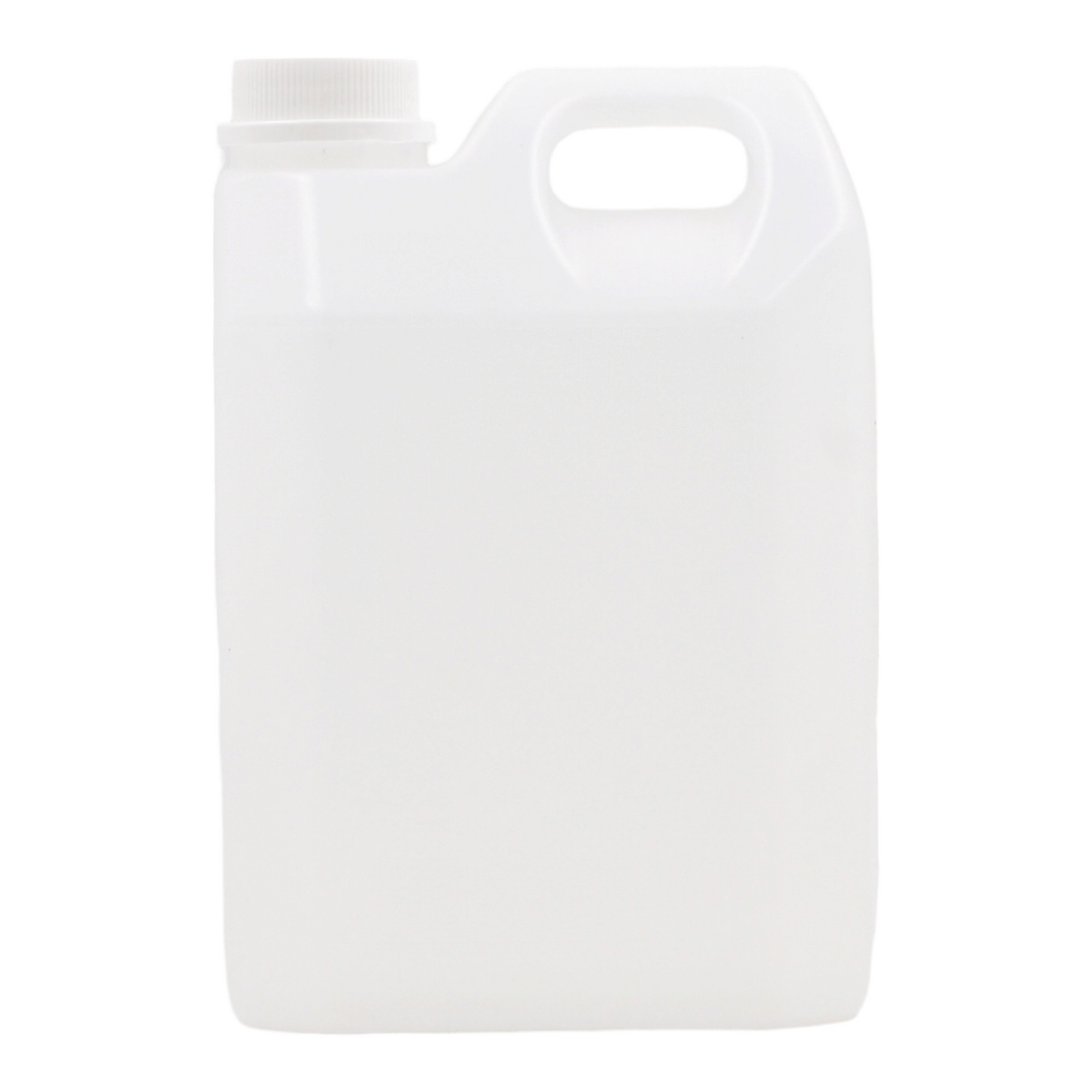 1Lt Natural Jerry Can /White Rachet Screw Cap