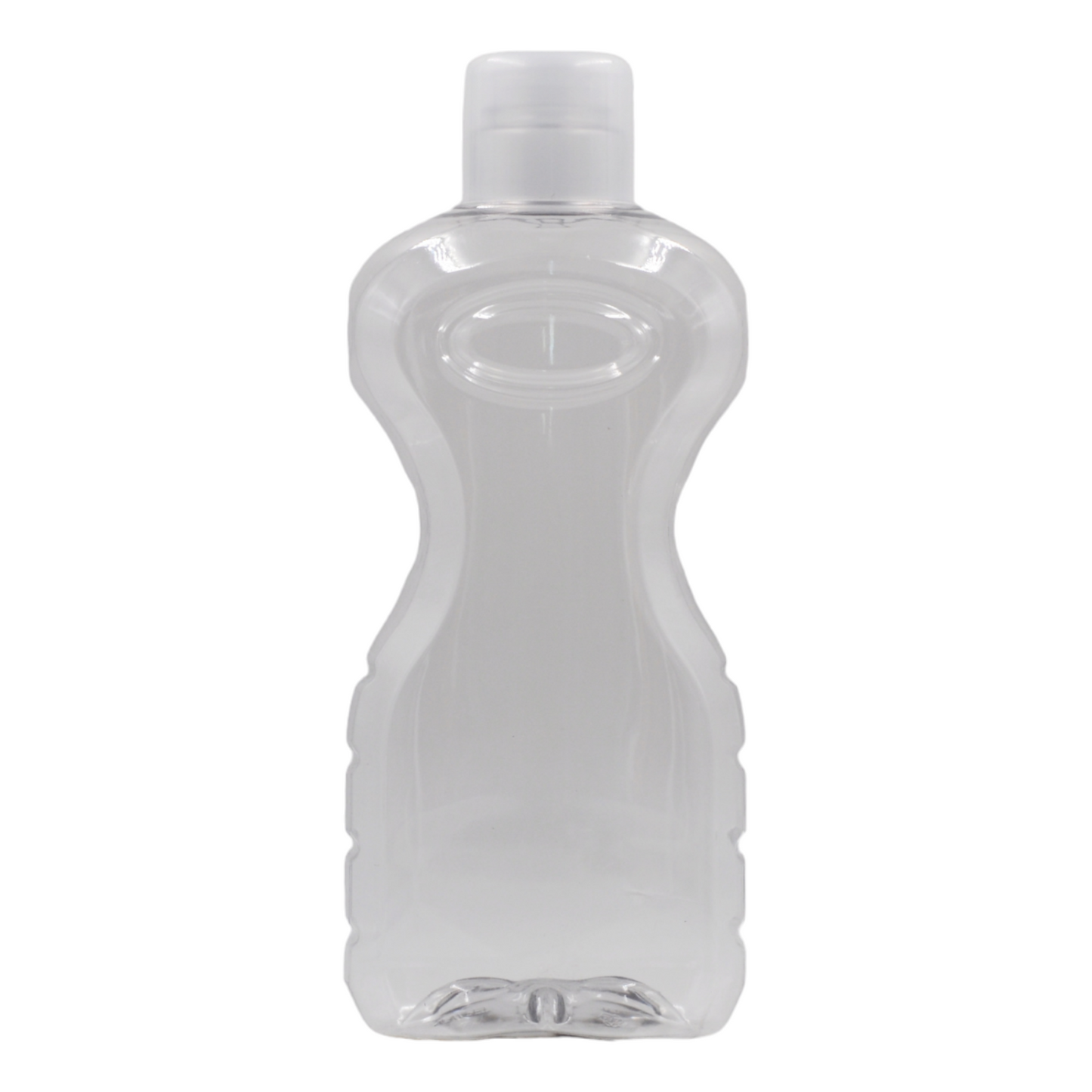 2Lt Clear Bubble Bath Bottle/Natural Screw Cap