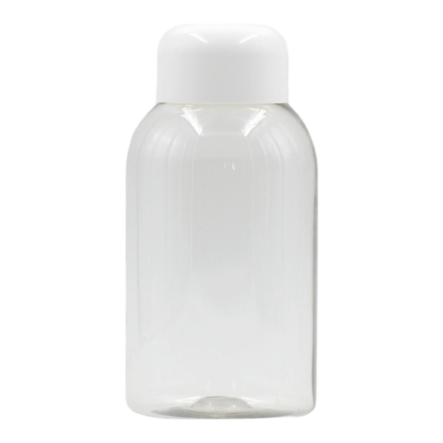 500ml Sumo Clear Bottle/White Dome cap