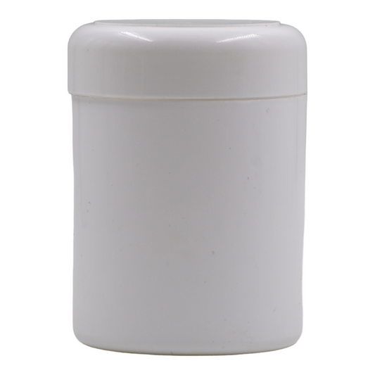 500ml White Euro Packaging Jar/White Lid