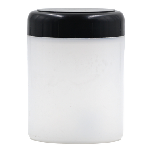 500ml Natural Euro Packaging Jar/Black Lid