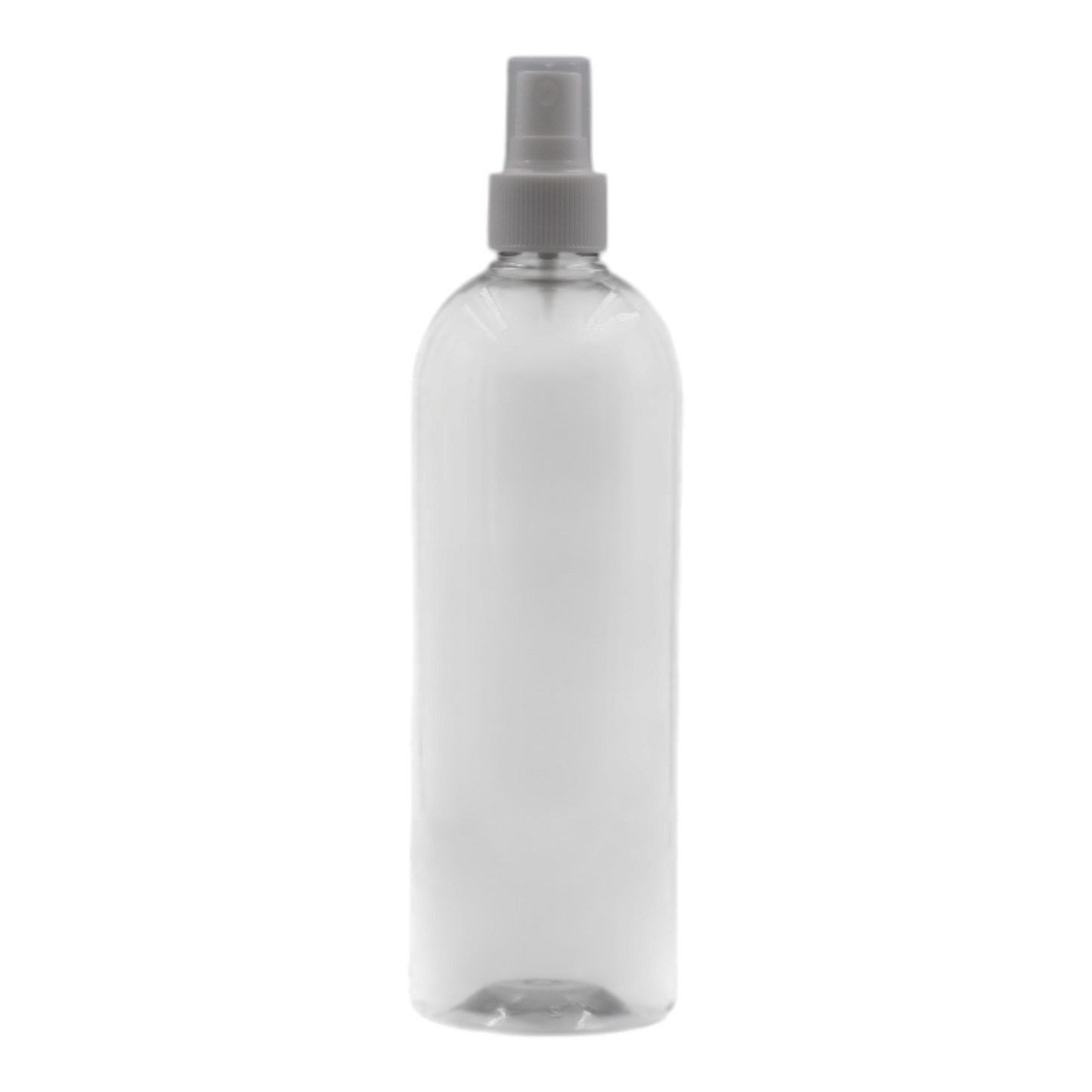 500ml Clear Tall Packaging Bottle/White Mist Spray